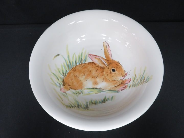Maxcera Bunny Pedestal Bowl