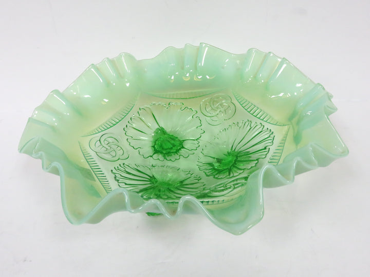 Ruffled Glass Bowl