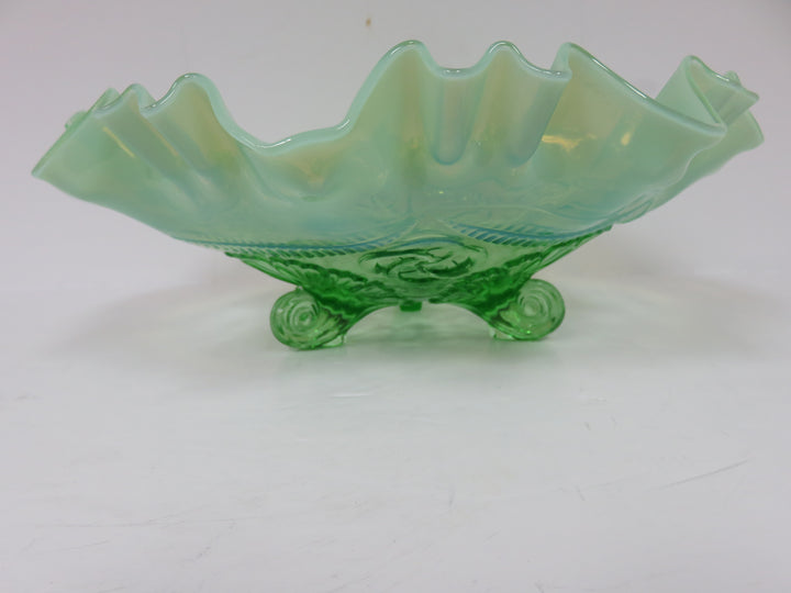 Ruffled Glass Bowl
