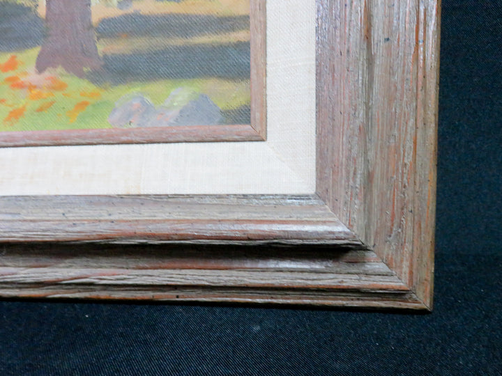 Country Farm Original Oil Painting
