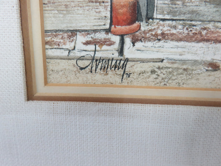 Rudolph Ohrning Original Watercolor