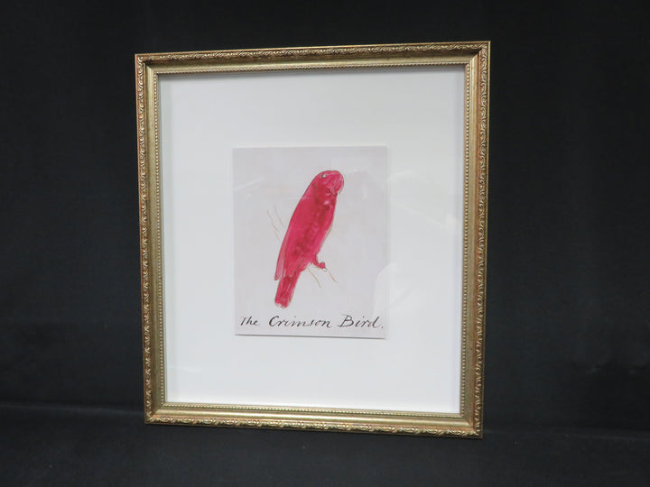 The Crimson Bird Print