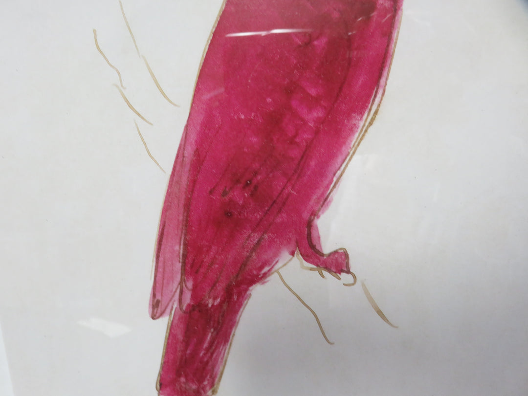 The Crimson Bird Print