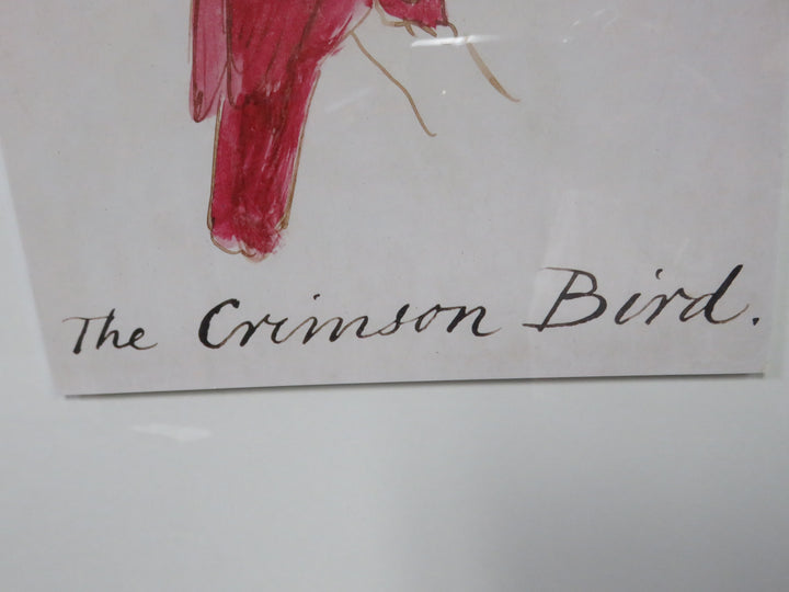 The Crimson Bird Print