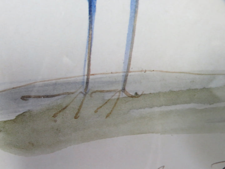The Dark Blue Bird Print