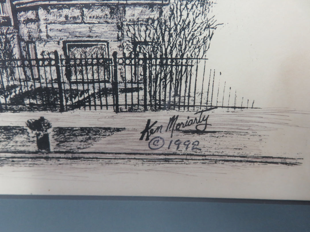 Ken Moriarty Pen and Ink Artwork