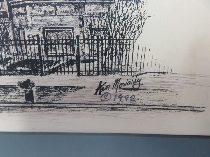 Ken Moriarty Pen and Ink Artwork