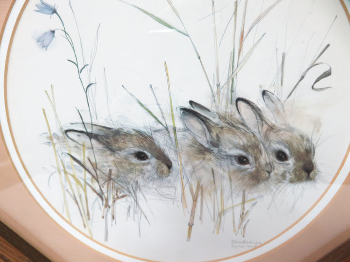 Signed Bunny Print by Mads Stage