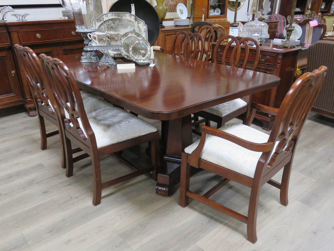 Bernhardt Dining Table & Six Chairs