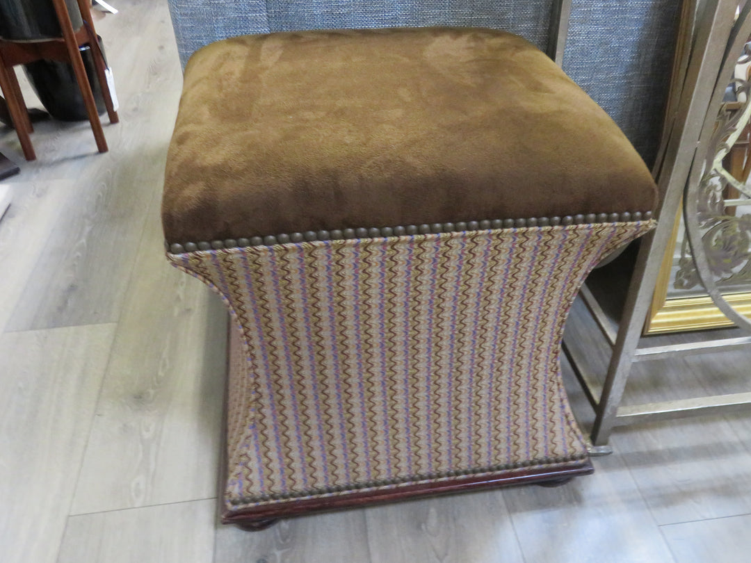 Hickory Furniture Hourglass Shaped Ottoman