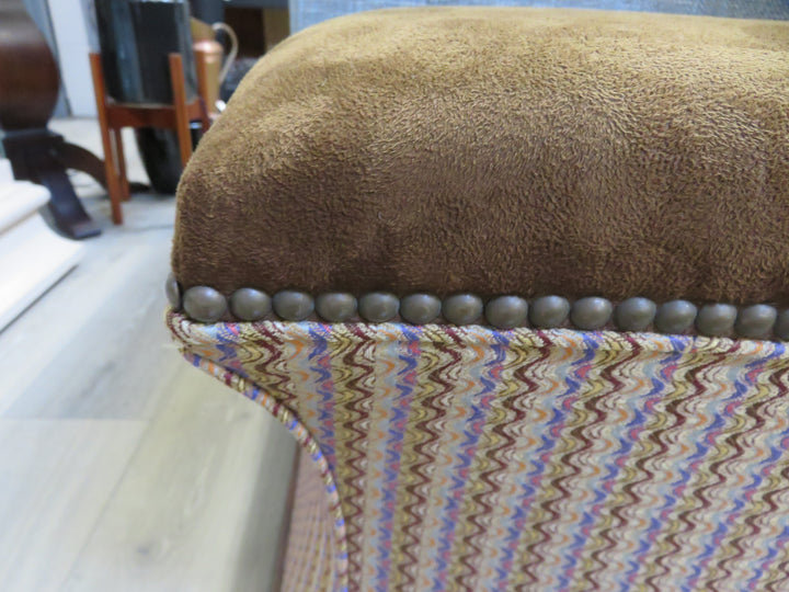 Hickory Furniture Hourglass Shaped Ottoman