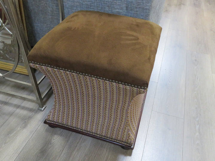 Hickory Furniture Hourglass Shaped Ottoman