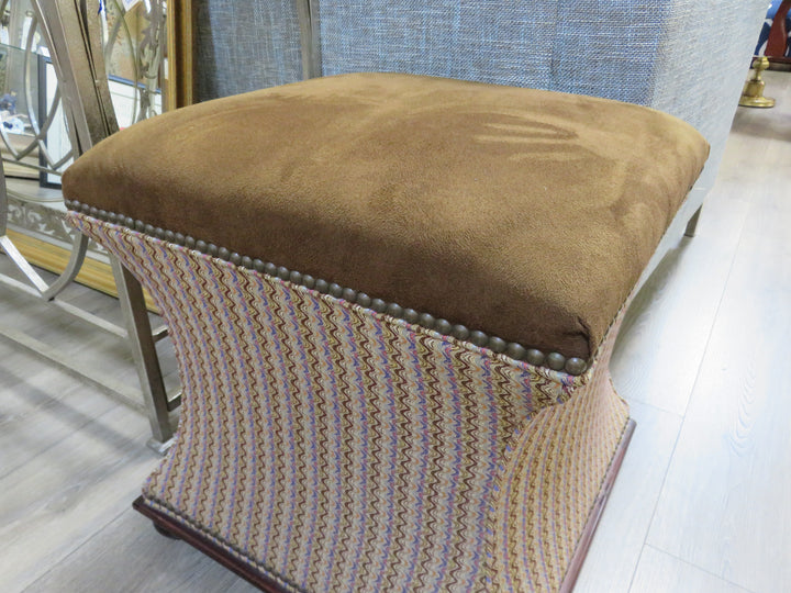 Hickory Furniture Hourglass Shaped Ottoman
