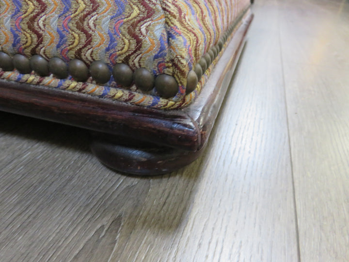 Hickory Furniture Hourglass Shaped Ottoman