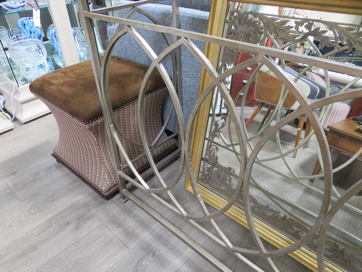 Metal & Glass Console Table