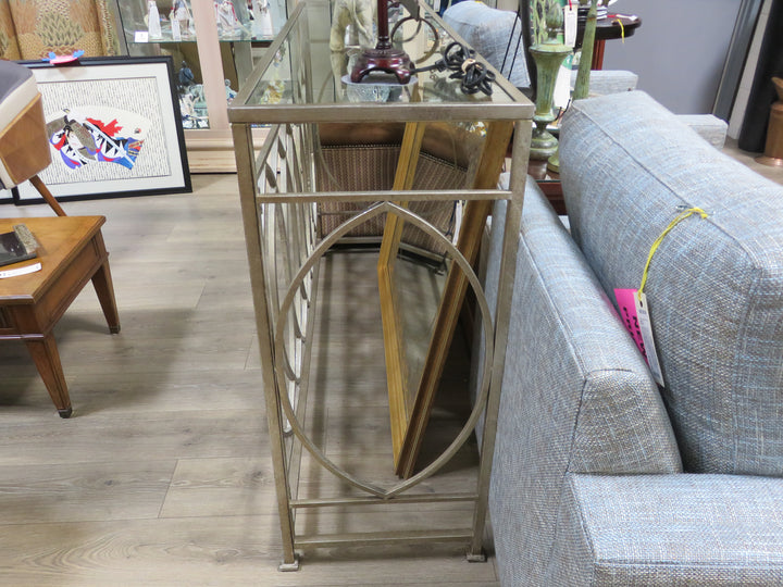 Metal & Glass Console Table