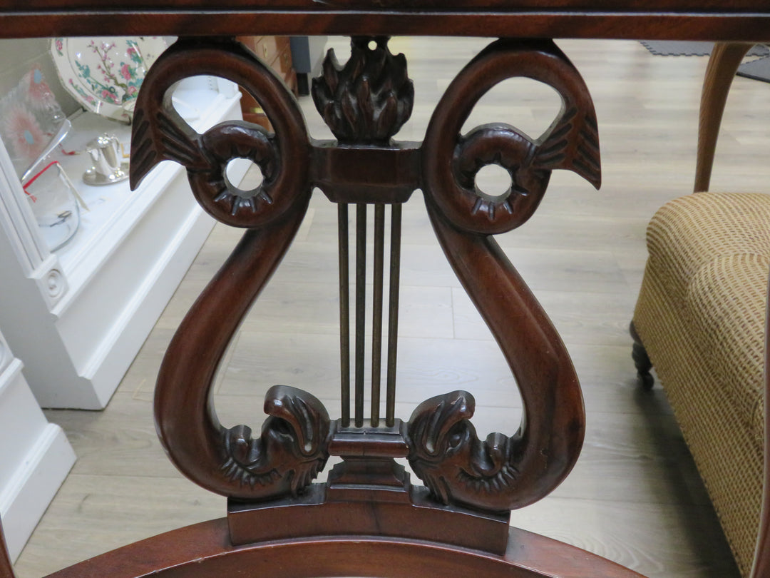 Antique Lyre Back Chair