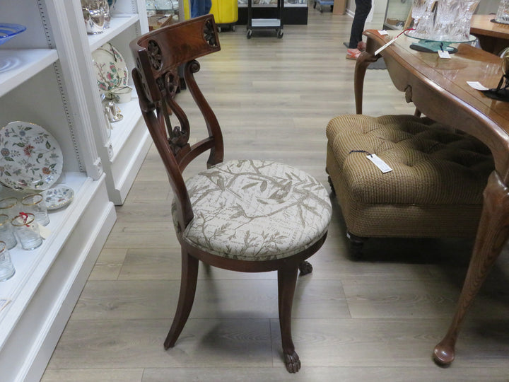 Antique Lyre Back Chair