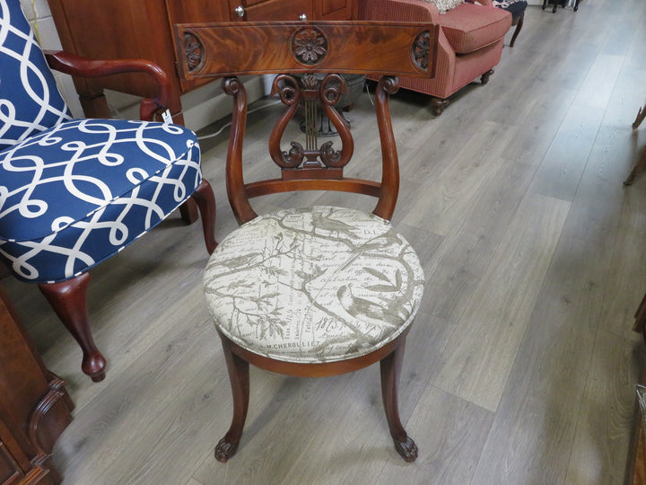 Antique Lyre Back Chair