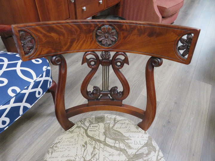 Antique Lyre Back Chair