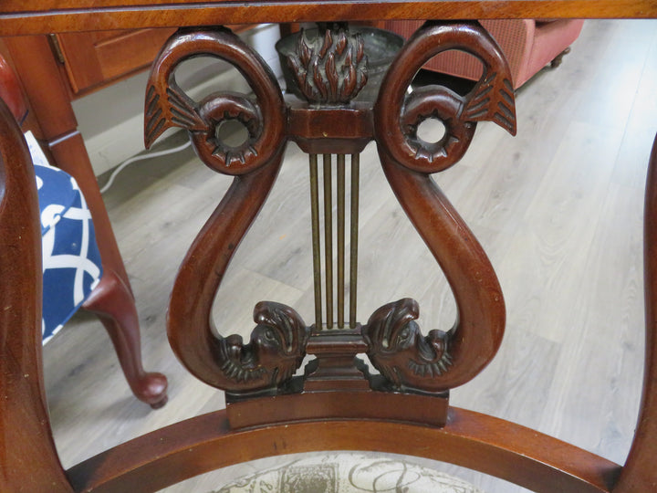 Antique Lyre Back Chair
