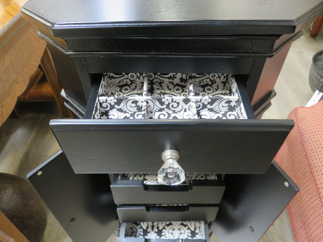 Black Jewelry Cabinet