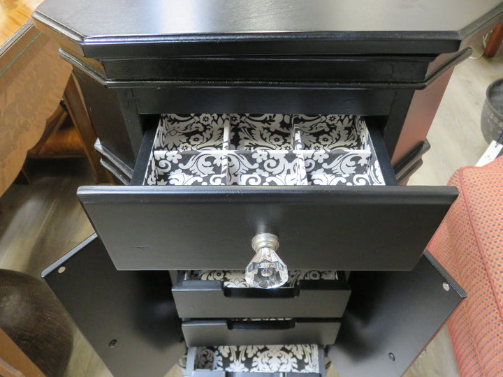 Black Jewelry Cabinet