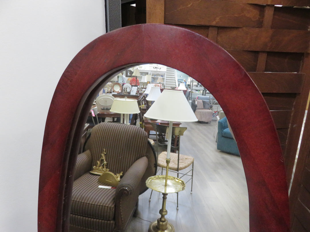 Oval Cherry Cheval Mirror
