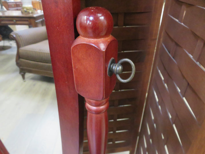 Oval Cherry Cheval Mirror