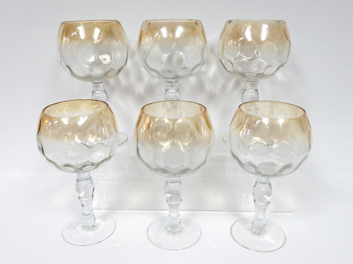 Gold Fade Optic Goblets