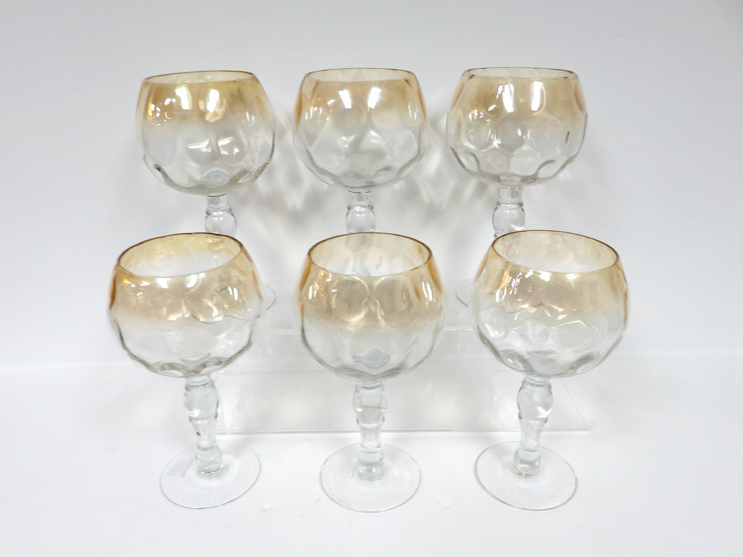 Gold Fade Optic Goblets
