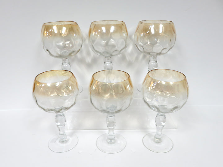 Gold Fade Optic Goblets