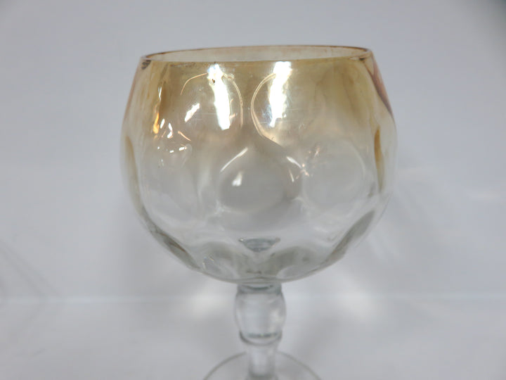 Gold Fade Optic Goblets