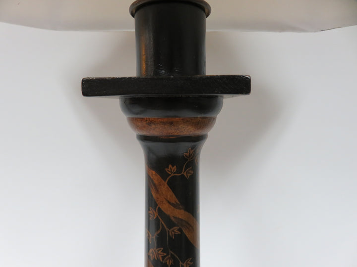 Black & Copper Buffet Lamp