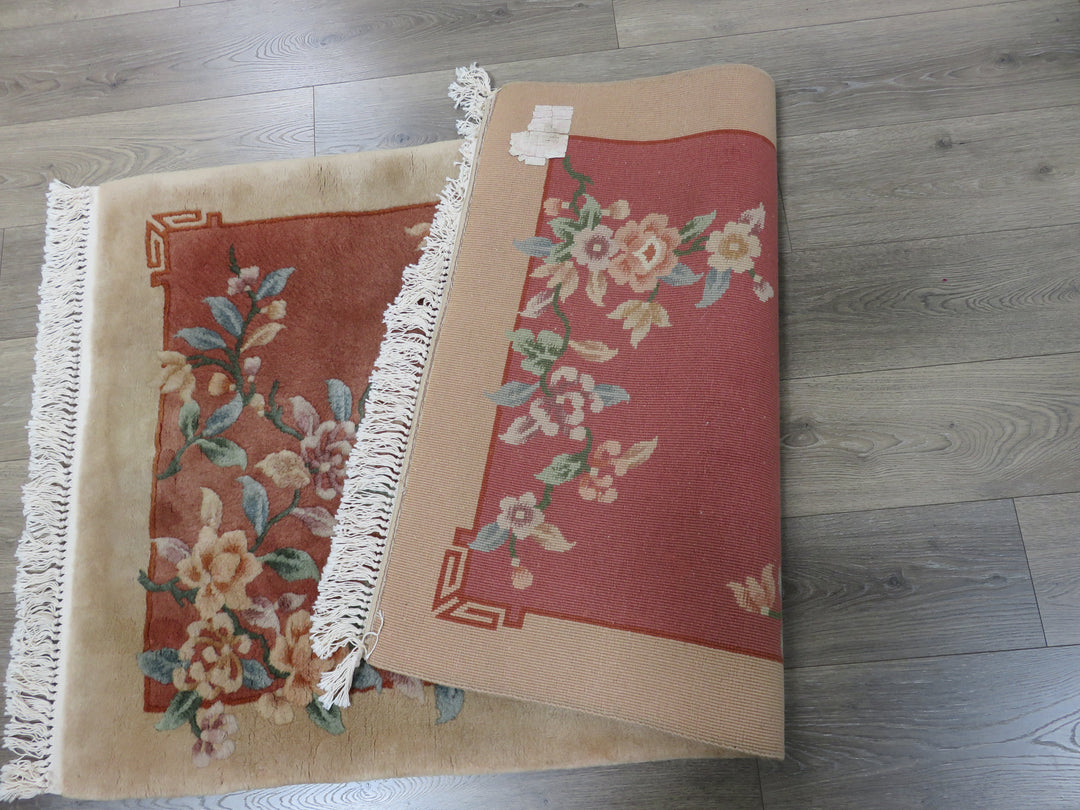 Floral Design Entry Rug
