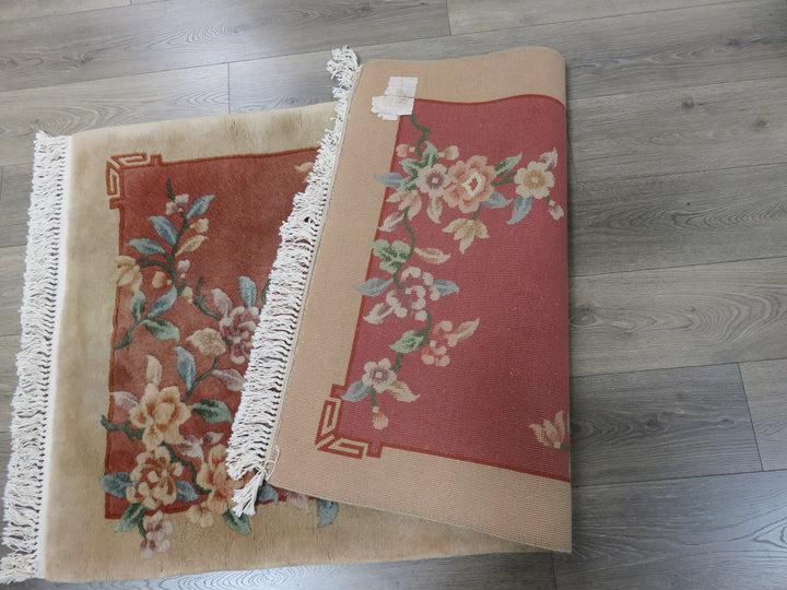 Floral Design Entry Rug
