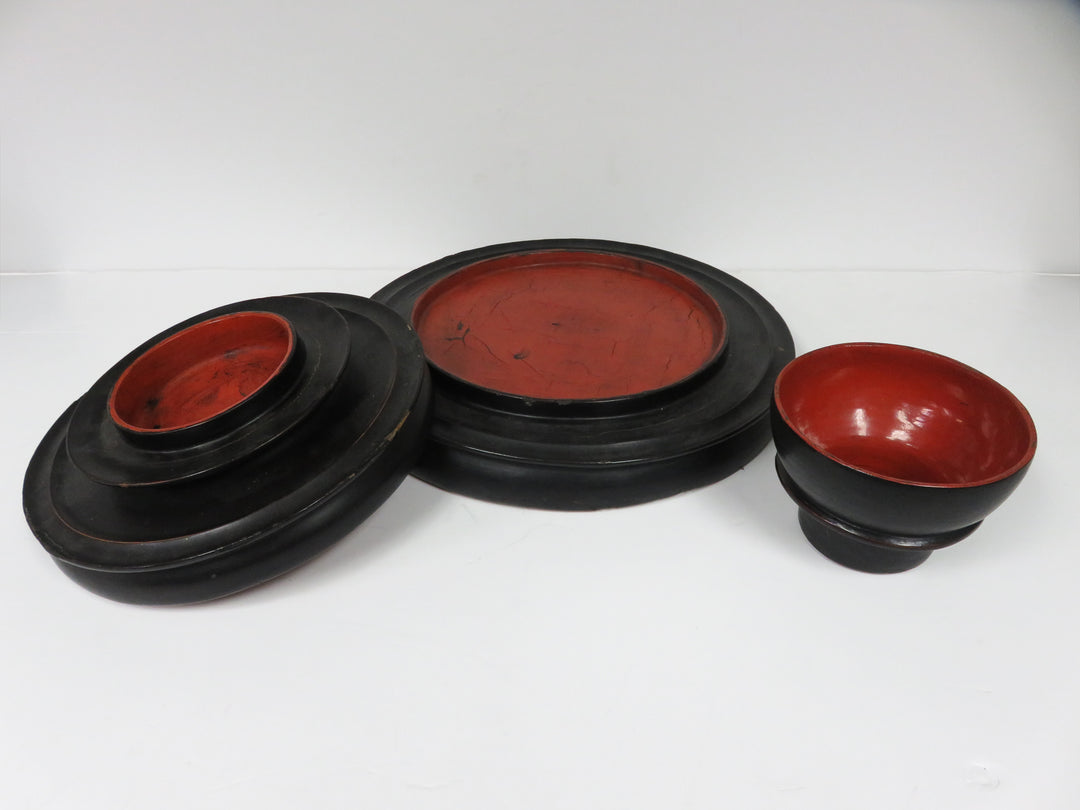 Burmese Multi-Tiered Bowl Set