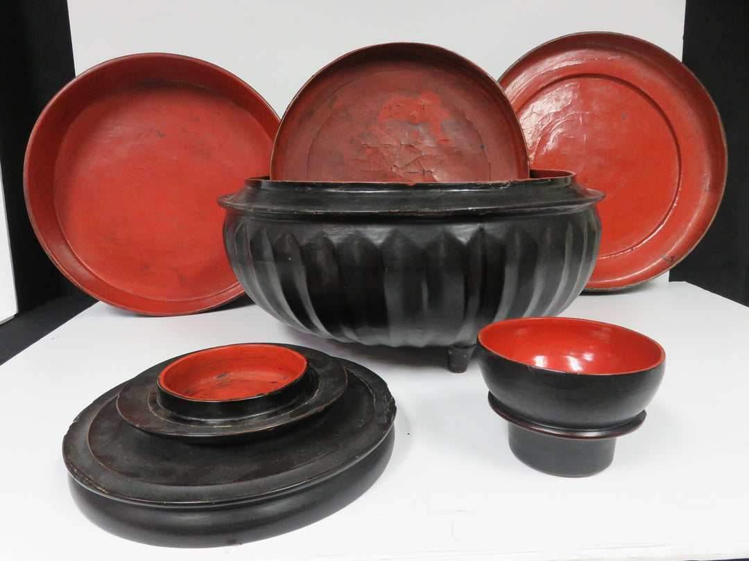 Burmese Multi-Tiered Bowl Set