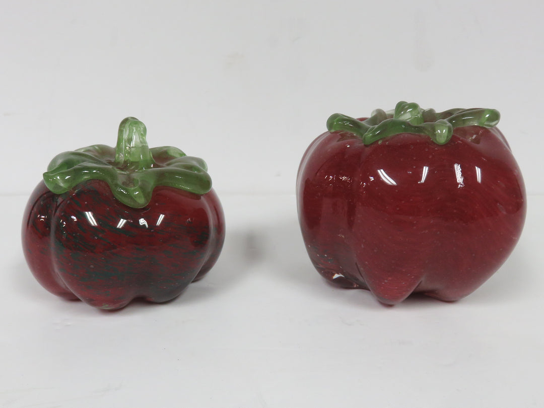 Pair of Glass Peppers