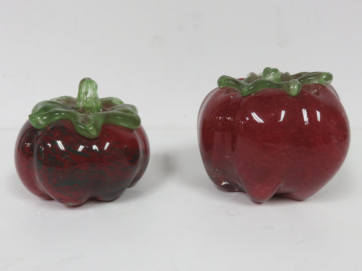 Pair of Glass Peppers