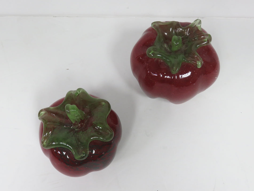 Pair of Glass Peppers