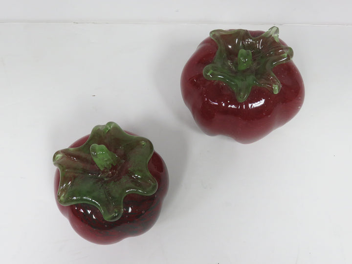 Pair of Glass Peppers