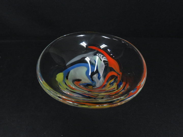 Vibrant Art Glass Bowl
