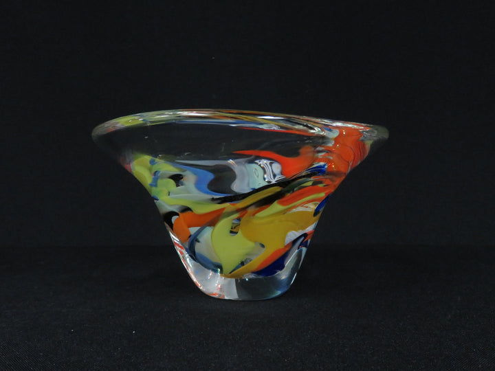 Vibrant Art Glass Bowl