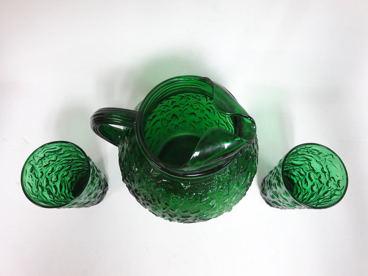 Anchor Hocking Pitcher & Glasses