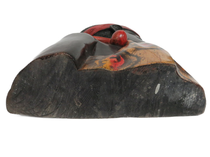 Hand Carved African King Sculpture