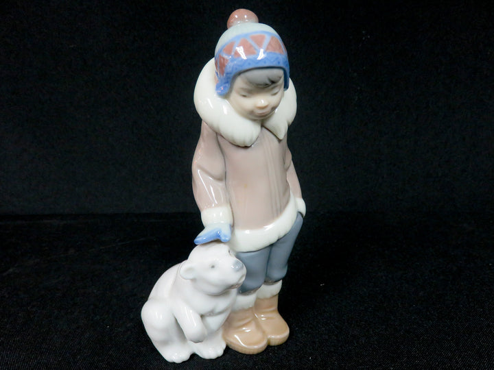 Lladró Polar Bear and Boy