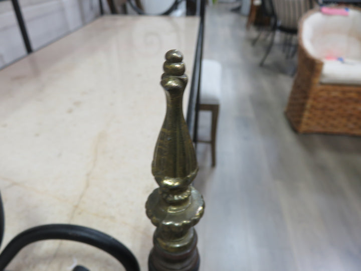 Black Scrolled Metal Baker's Rack