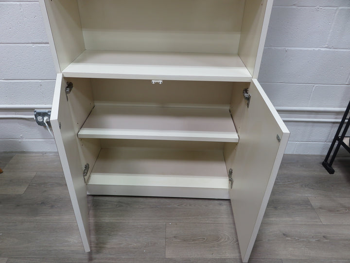 Tall Cream Bookcase