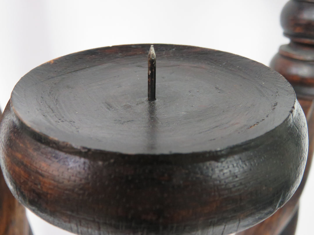 Wooden Candlesticks